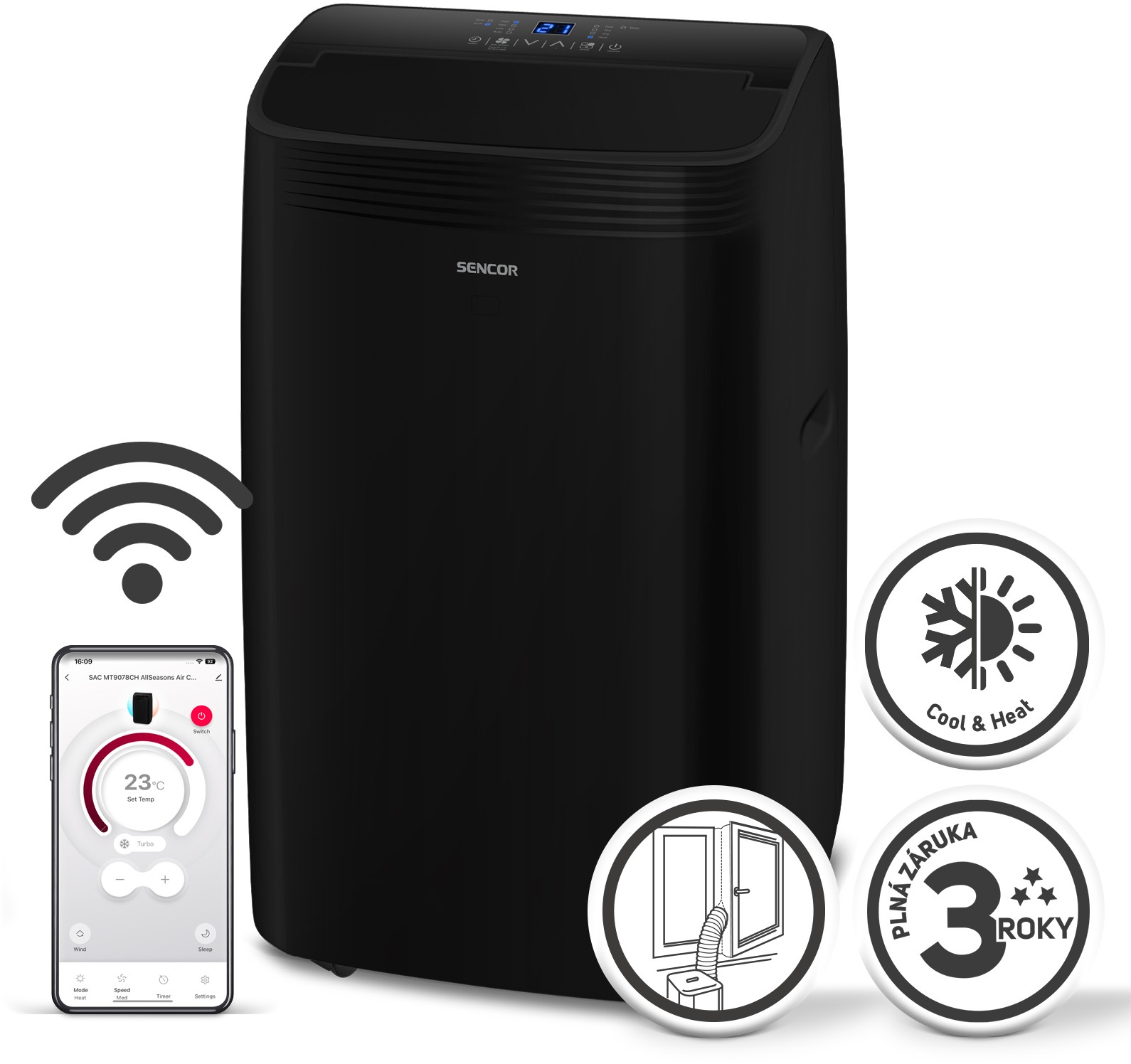 SENCOR SAC MT9079CH Wi-Fi AllSeasons