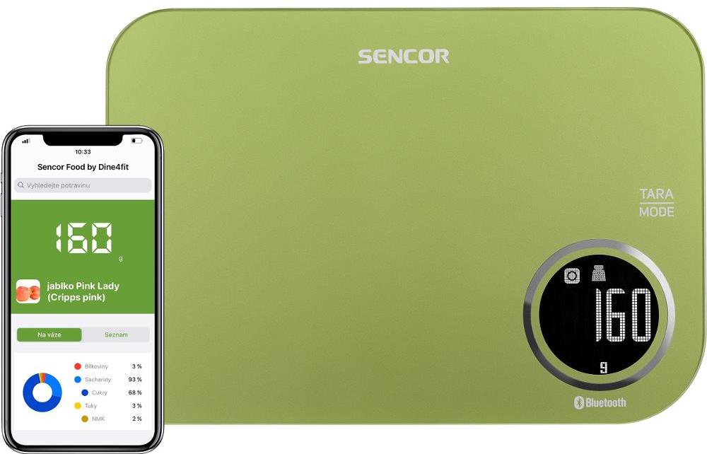 SENCOR SKS 7070GG Smart kuchynská váha