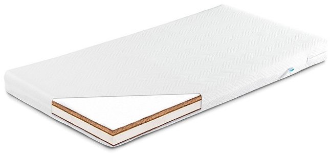 SENSILLO Matrac do detskej postieľky 120 × 60 cm Classic, kokos, pena