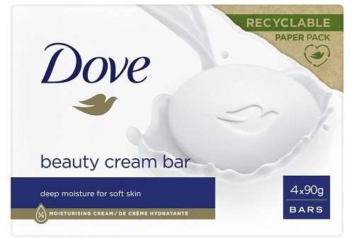 DOVE Original - Krémová tableta na umývanie, 4× 90 g