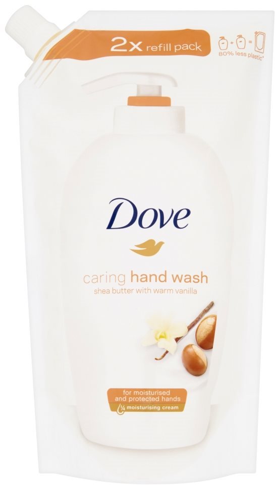 DOVE Bambucké maslo a vanilka tekuté mydlo náhradná náplň 500 ml