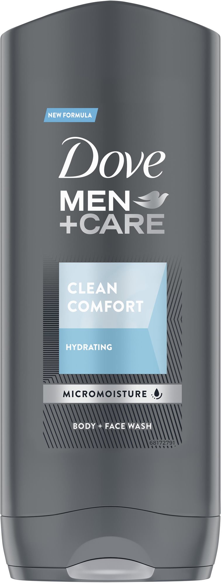 DOVE Men + Care Clean Comfort Hydrating 2 v 1 Sprchovací gél 400 ml