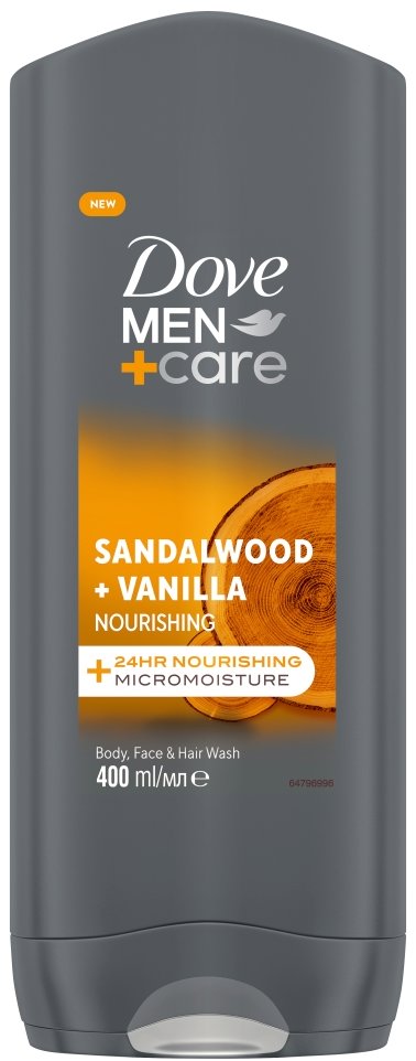 DOVE Men+ Care Vanilla & Sandalwood 400 ml