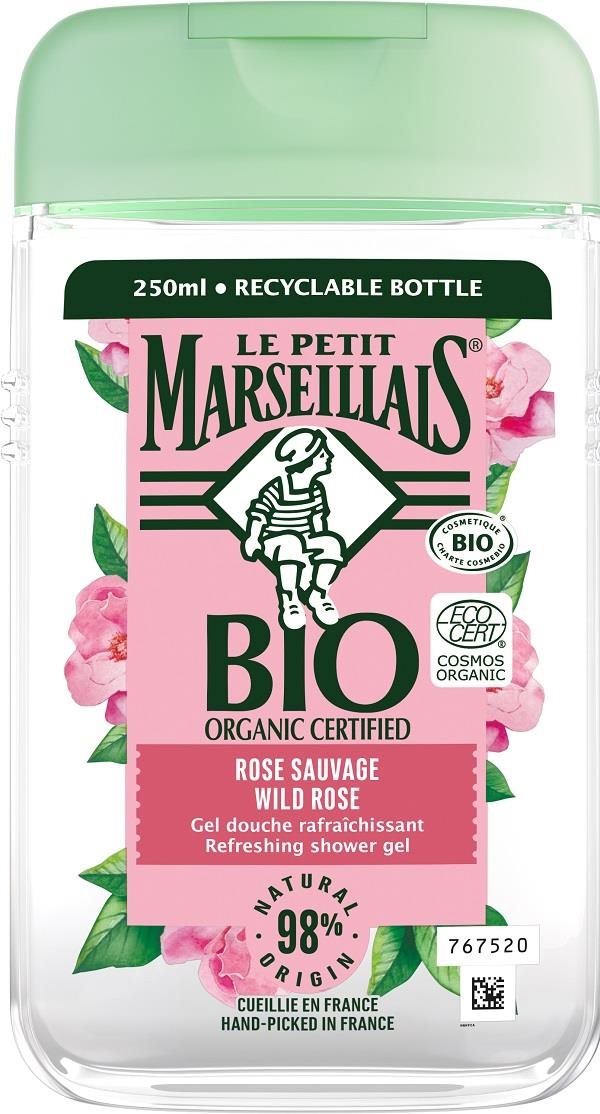 LE PETIT MARSEILLAIS BIO sprchový gél Divoká Ruža 250 ml