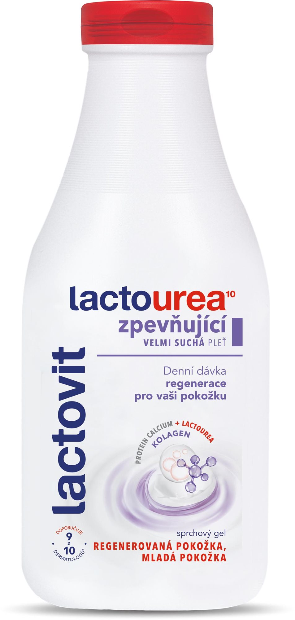 LACTOVIT Lactourea Sprchový Gél Zpevňujúci 500 ml