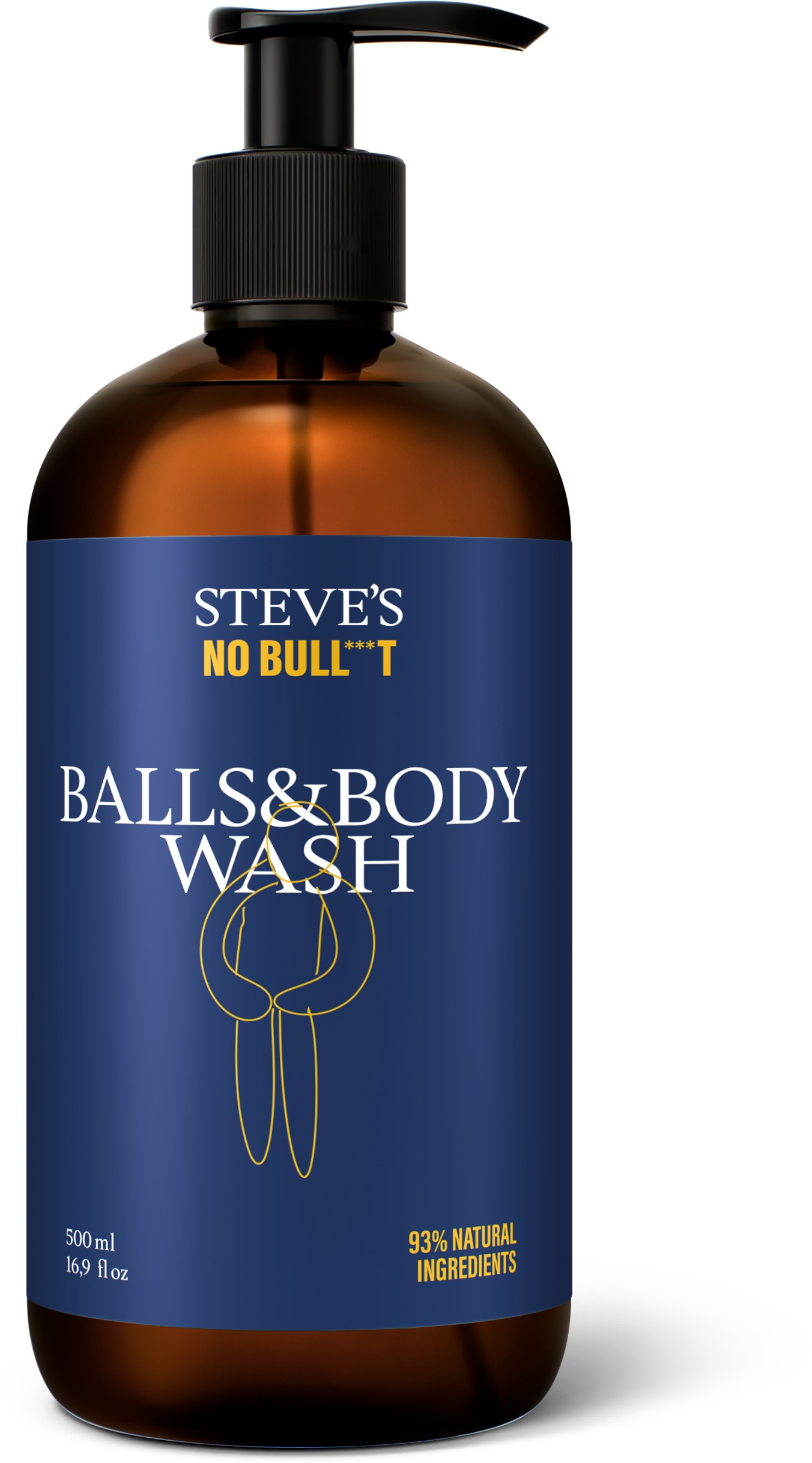 STEVES No Bull***t Balls & Body Wash 500 ml