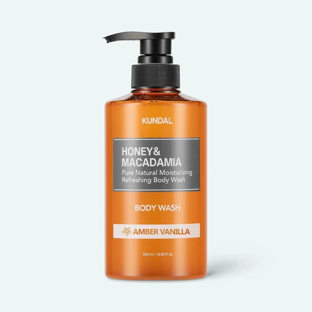 KUNDAL Honey & Macadamia Pure Body Wash Amber Vanilla 500 ml