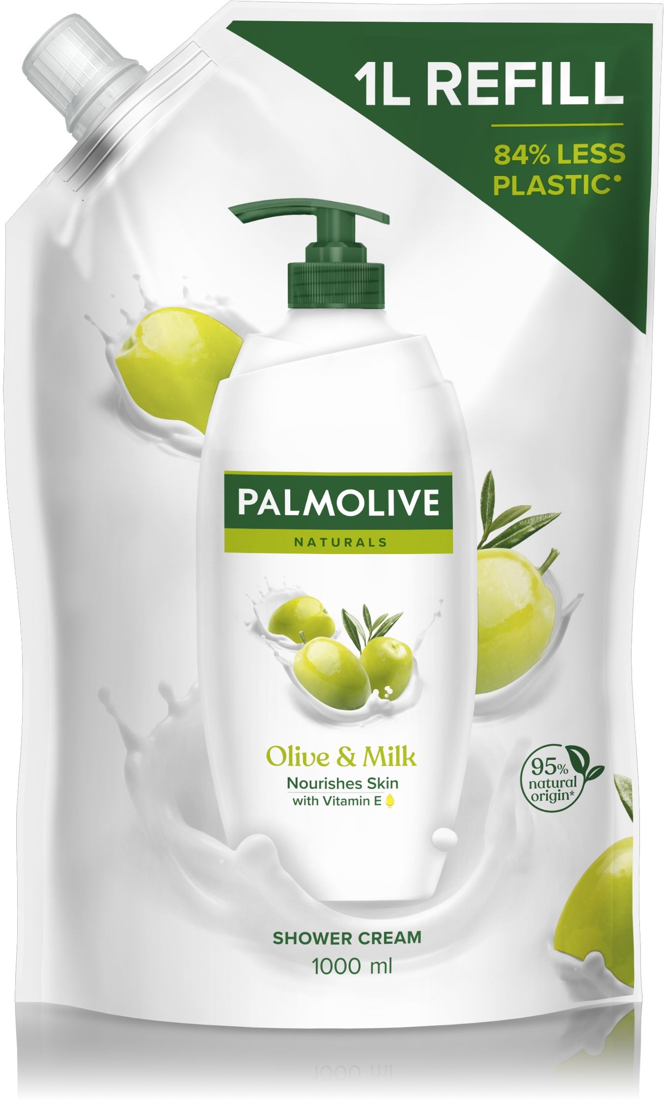 PALMOLIVE Naturals Olive & Milk Sprchový gél náhradná náplň 1000 ml