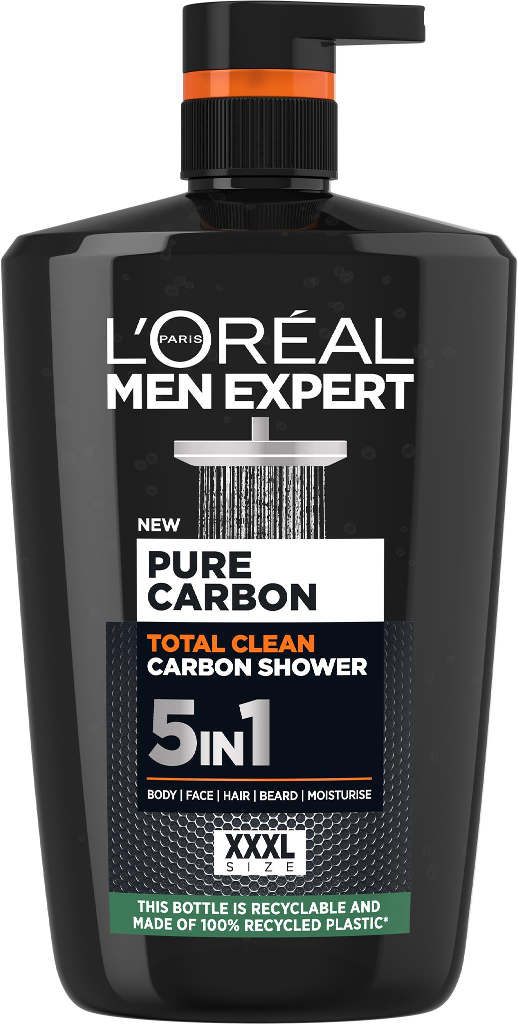 L'ORÉAL PARIS Men Expert Pure Carbon XXXL sprchový gél, 1000 ml