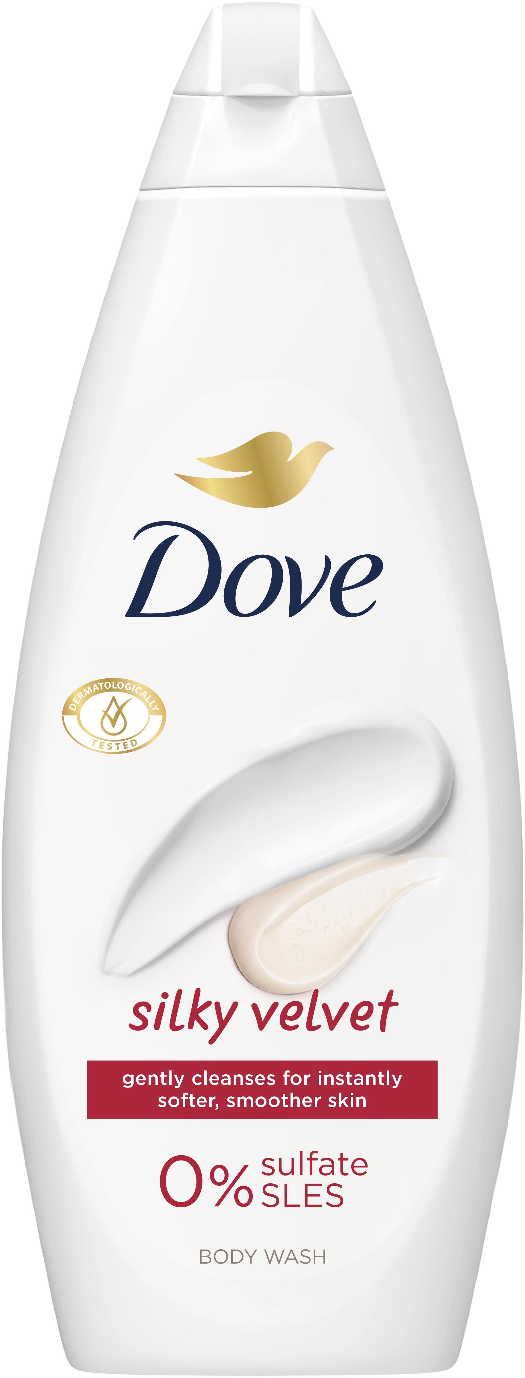 DOVE Silky Velvet 720 ml