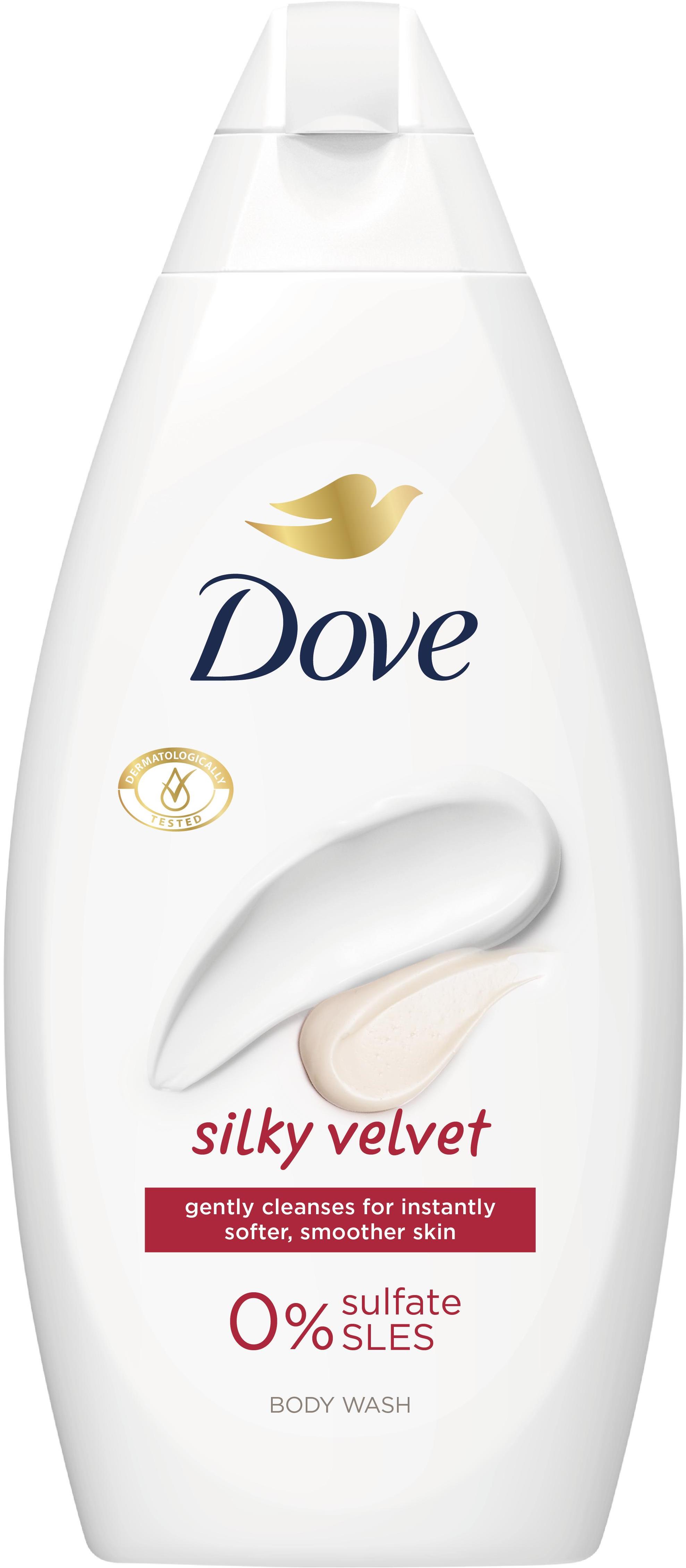 DOVE Silky Velvet 450 ml