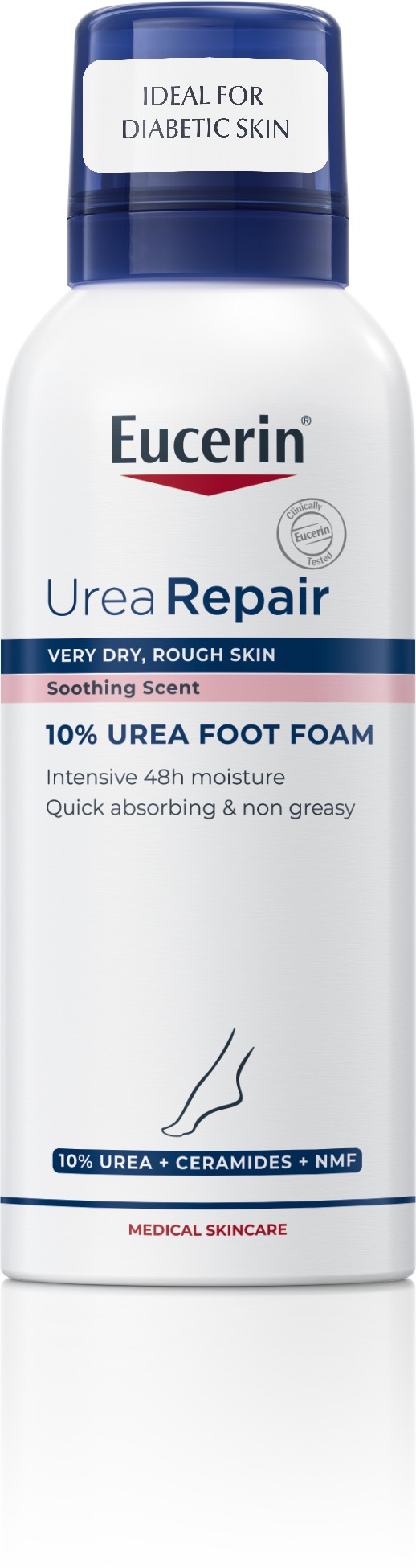 EUCERIN UreaRepair pena nohy 10% urea 150 ml