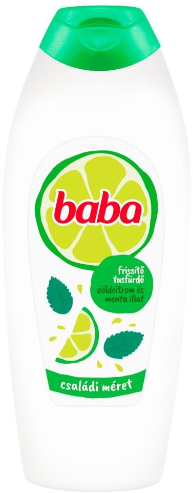 BABA sprchový gél Limetka & Mäta 750 ml