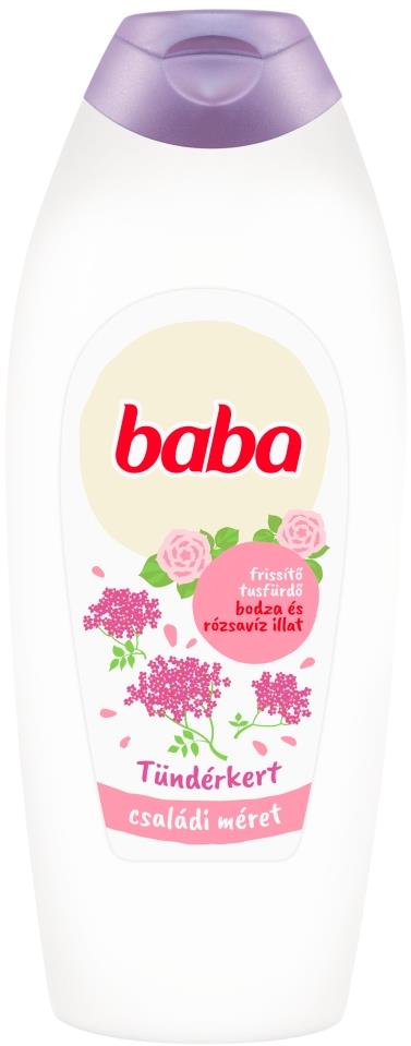 BABA sprchový gél Baza & Ružová voda 750 ml