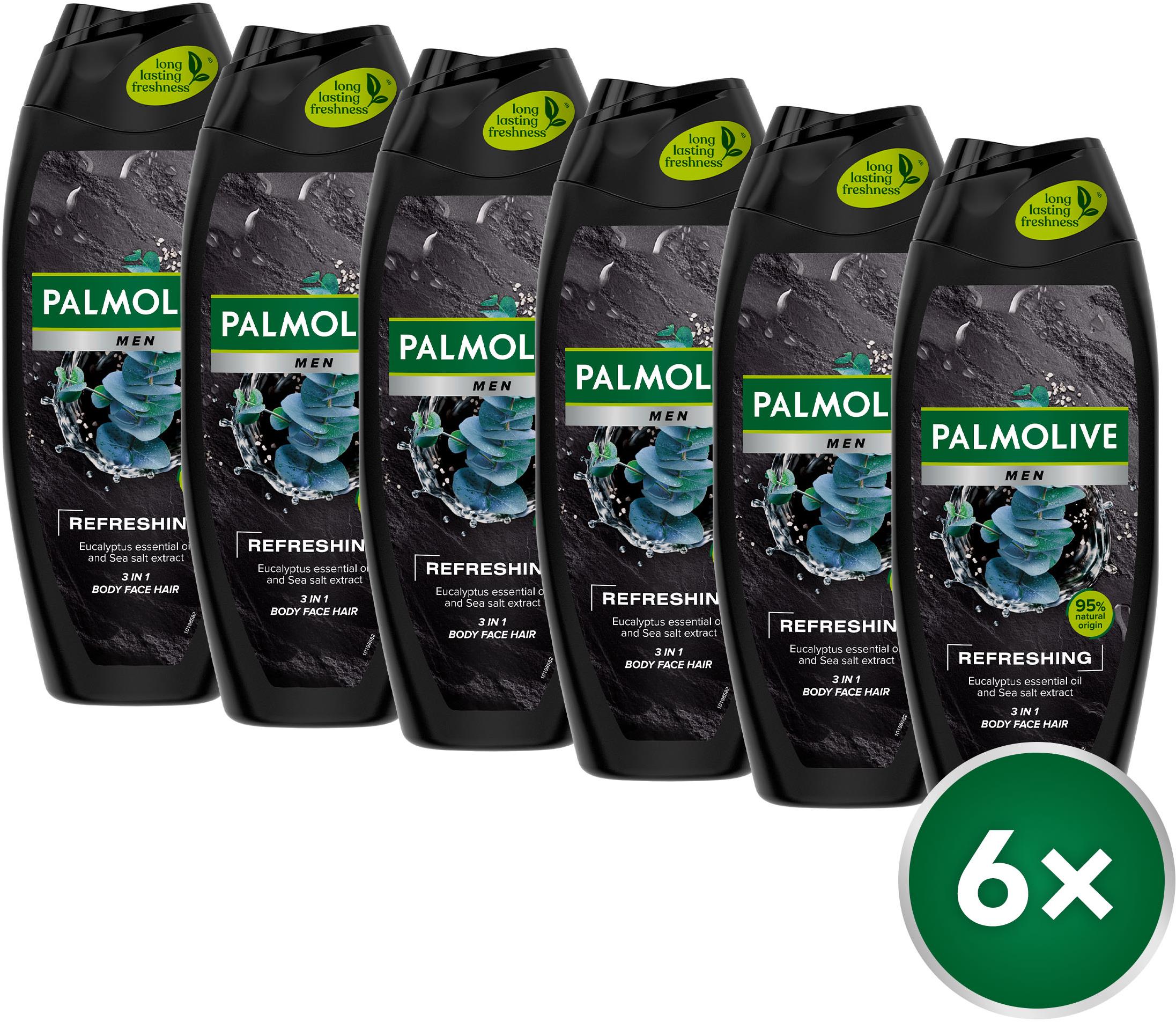 PALMOLIVE For Men Refreshing 3 v 1 6× 500 ml