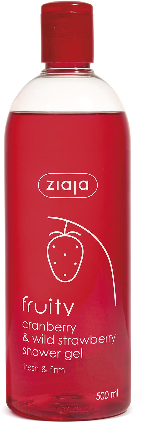 ZIAJA Fruity Brusnica a Lesná jahoda 500 ml