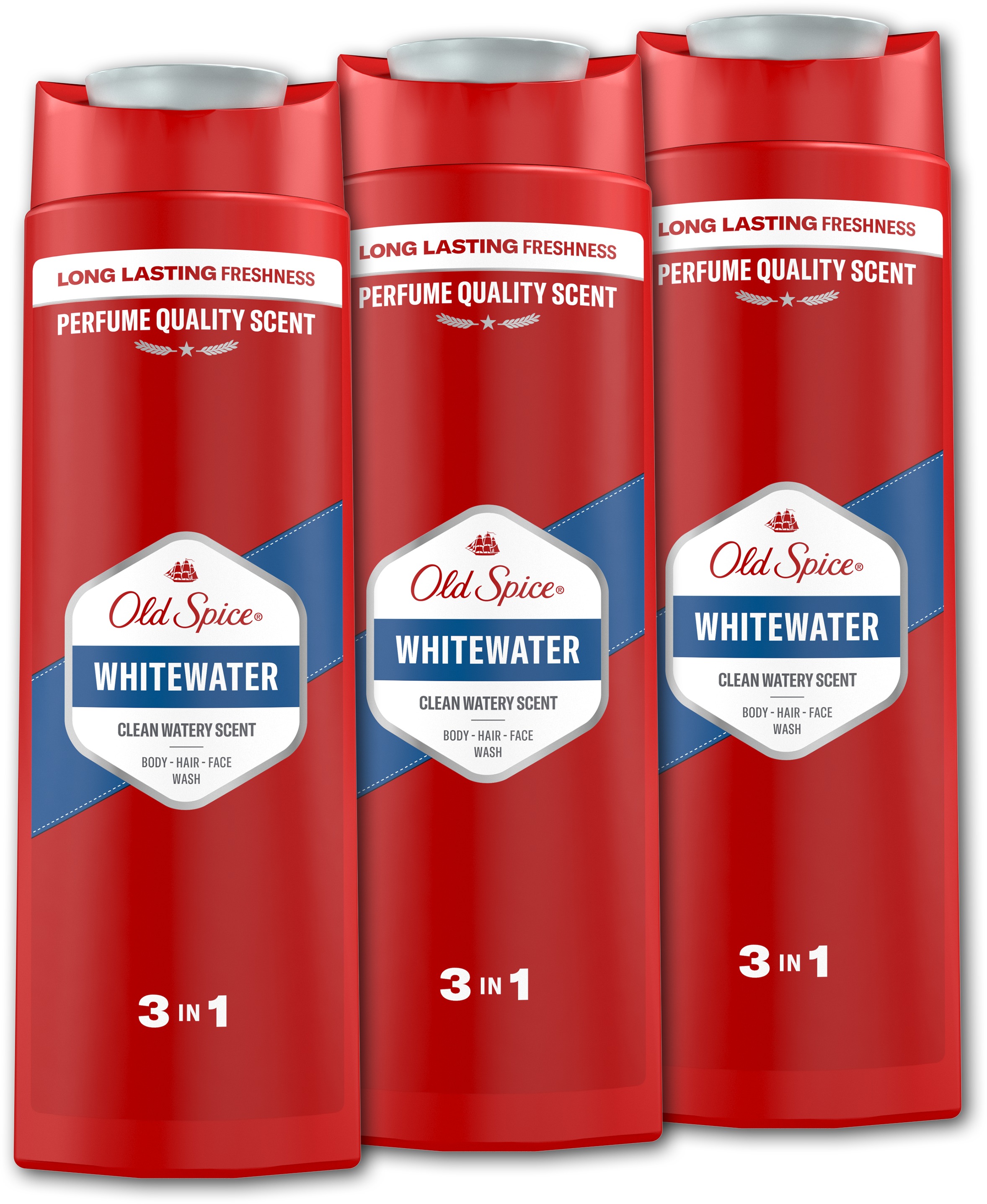 OLD SPICE Whitewater 3 v 1, 3× 400 ml