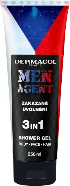 DERMACOL Men Agent Zakázané uvoľnenie 3 v 1 250 ml