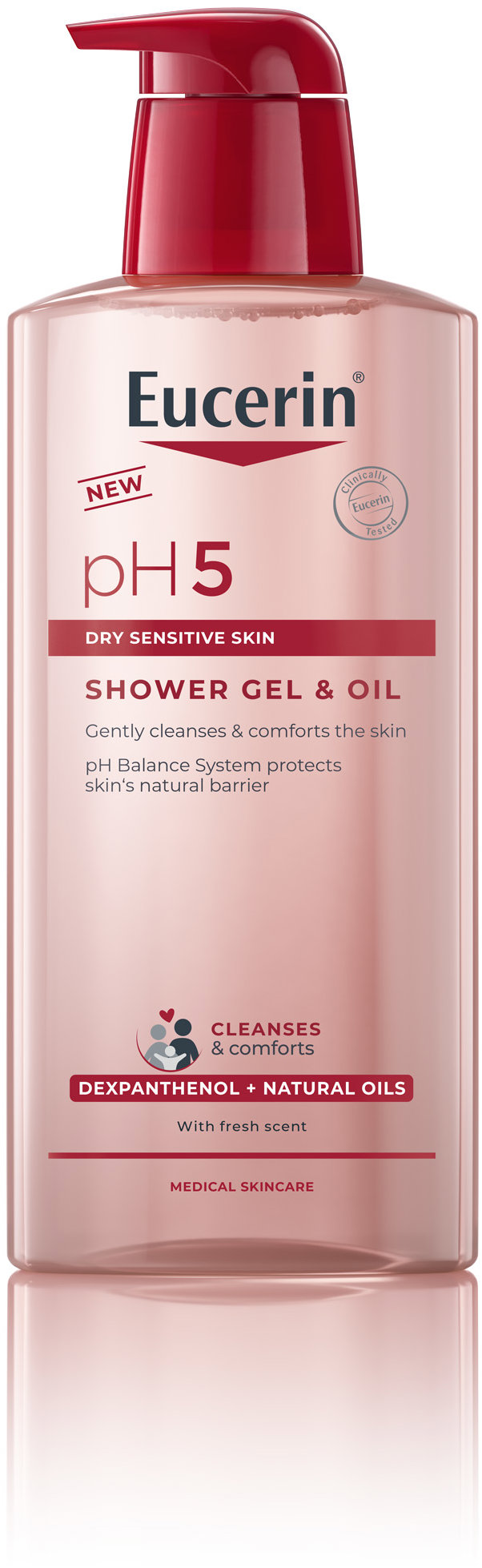 EUCERIN pH5 Sprchový gél & olej 400 ml