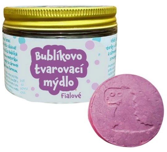 PURE HARMONY Bublíkove tvarovacie mydlo fialové 100 g