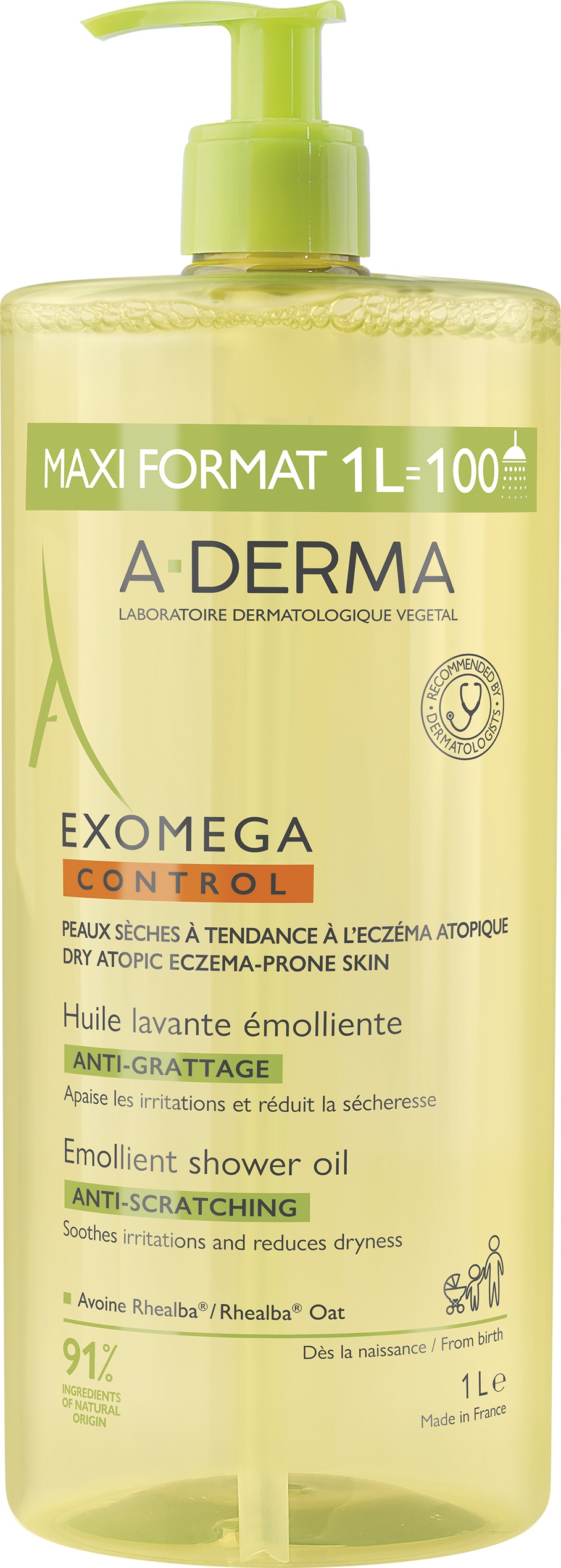 A-DERMA Exomega Control 1000 ml