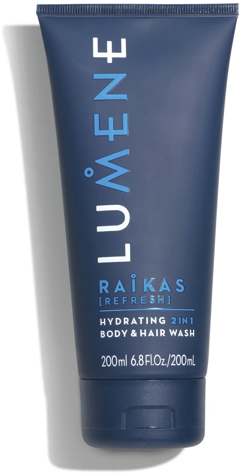 LUMENE Men Raikas Hydrating 2 in 1 Body & Hair Wash 200 ml