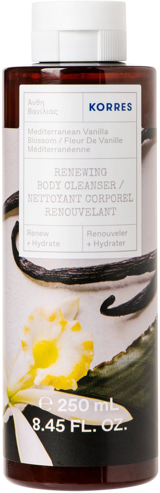 KORRES Mediterranean Vanilla Blossom Renewing Body Cleanser 250 ml