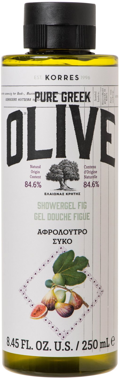 Korres Pure Greek Olive Showergel Fig 250 ml
