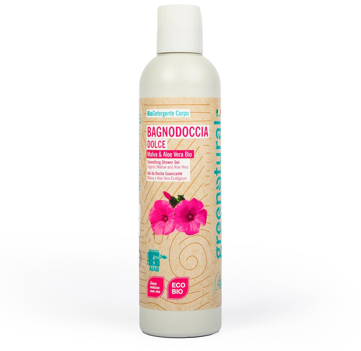 GREENATURAL Upokojujúci slez a aloe vera BIO 250 ml