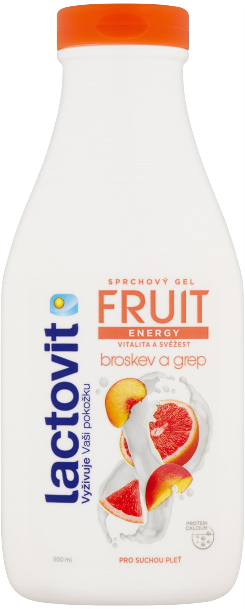 LACTOVIT Fruit Broskyňa a grep 500 ml