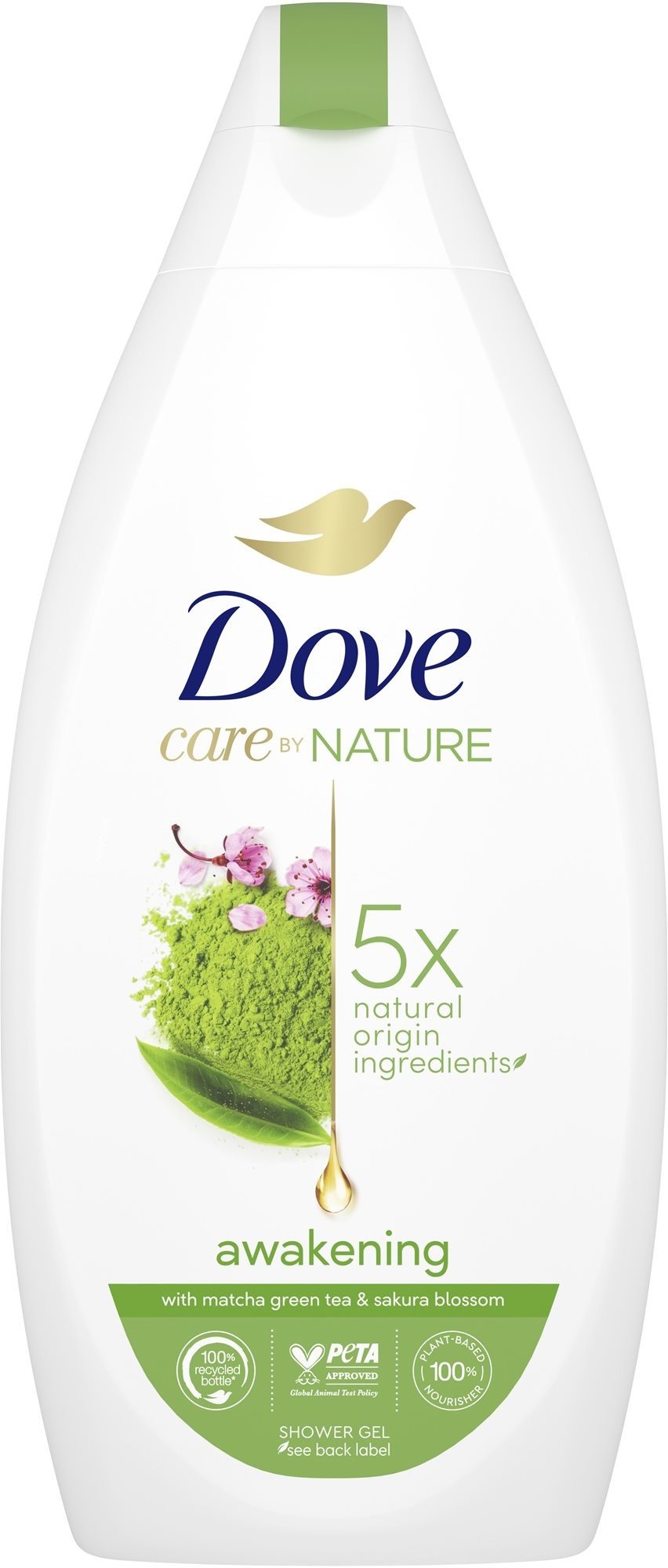 DOVE Awakening Matcha Tea & Sakura Blossom sprchový gél 400 ml