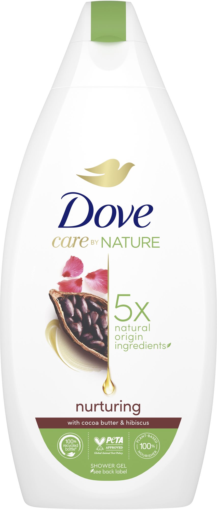 DOVE Sprchový gél Nurturing Cacao and hibiscus 400 ml