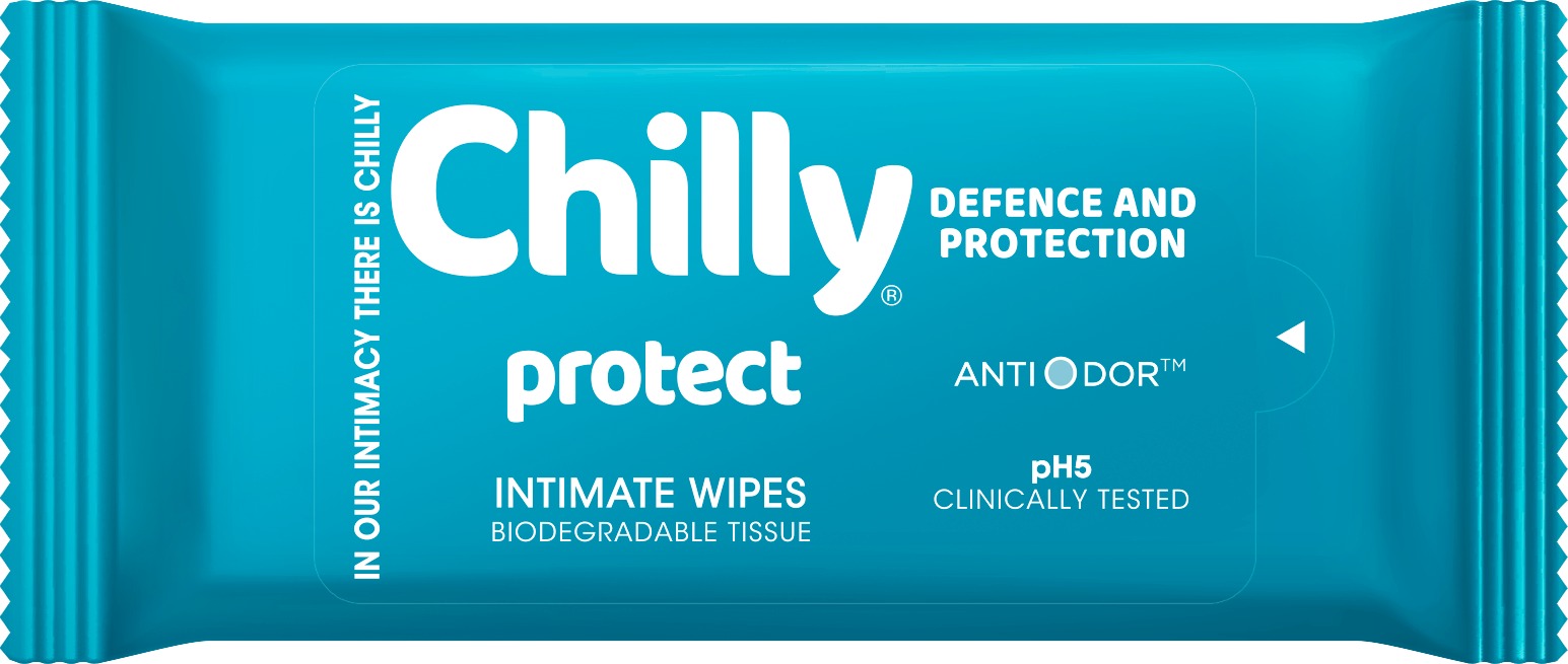 CHILLY Intímne obrúsky Antibacterial 12 ks
