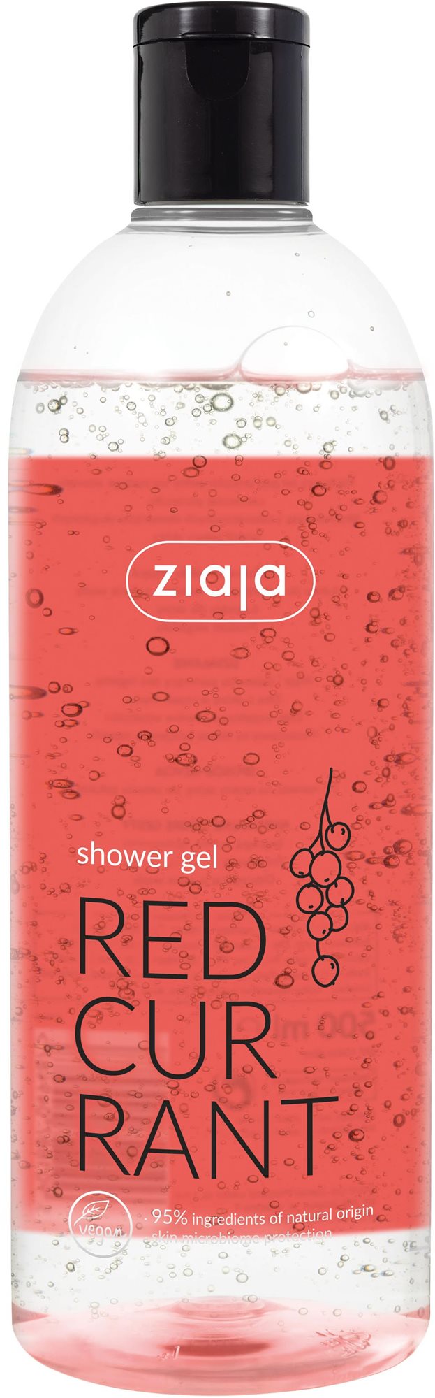 ZIAJA Sprchovací gél Redcurrant 500 ml