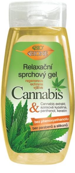 BIONE COSMETICS Bio Cannabis Relaxačný sprchovací gél 260 ml