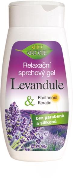 BIONE COSMETICS Bio Levanduľa Relaxačný sprchovací gél 260 ml