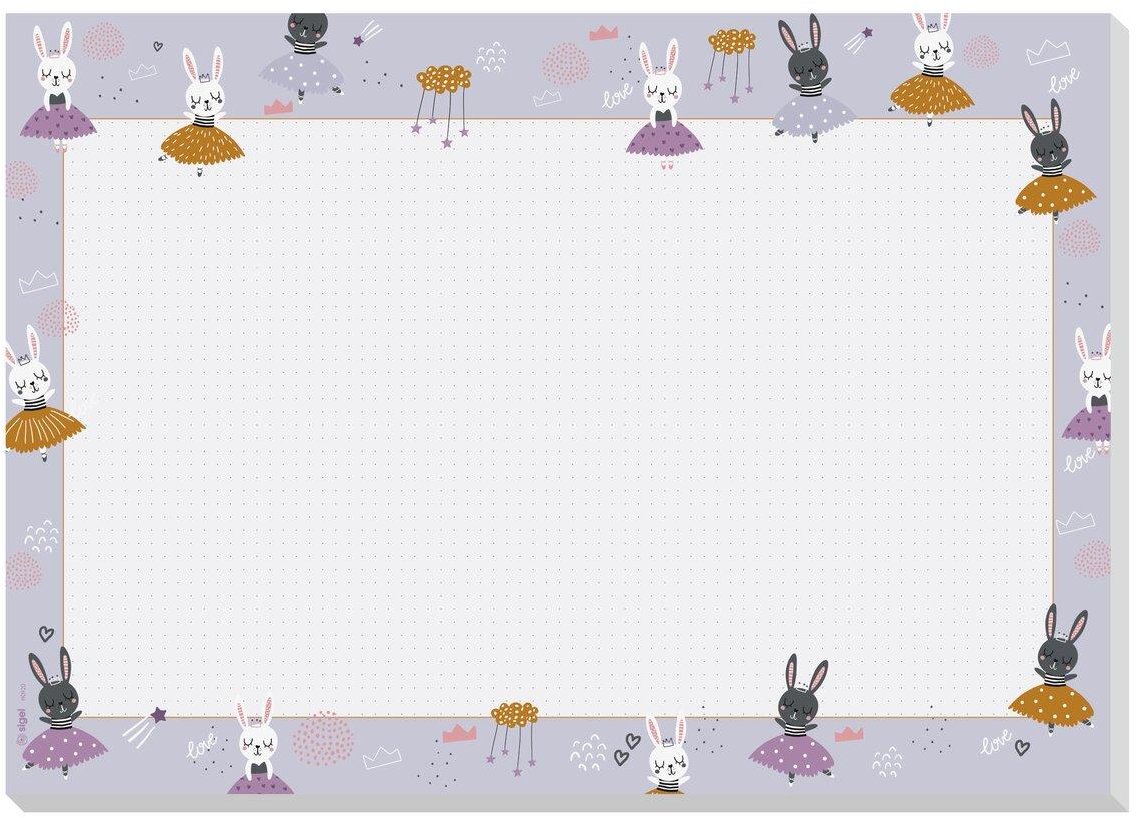 SIGEL jednorazová papierová, 30 listov A3, baletka