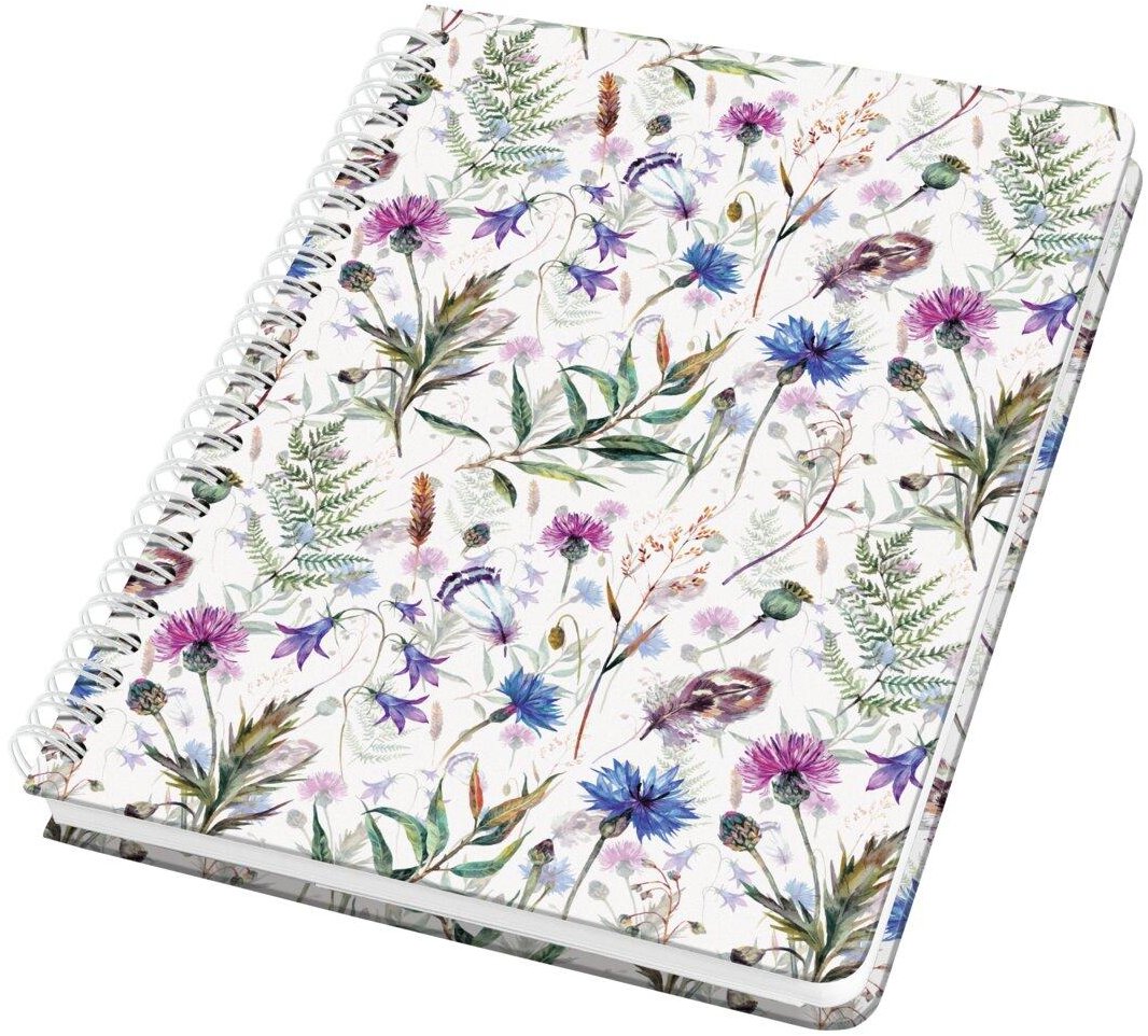 SIGEL Misty Meadows špirálový, A5, bodkovaný, 60 listov, tvrdé dosky