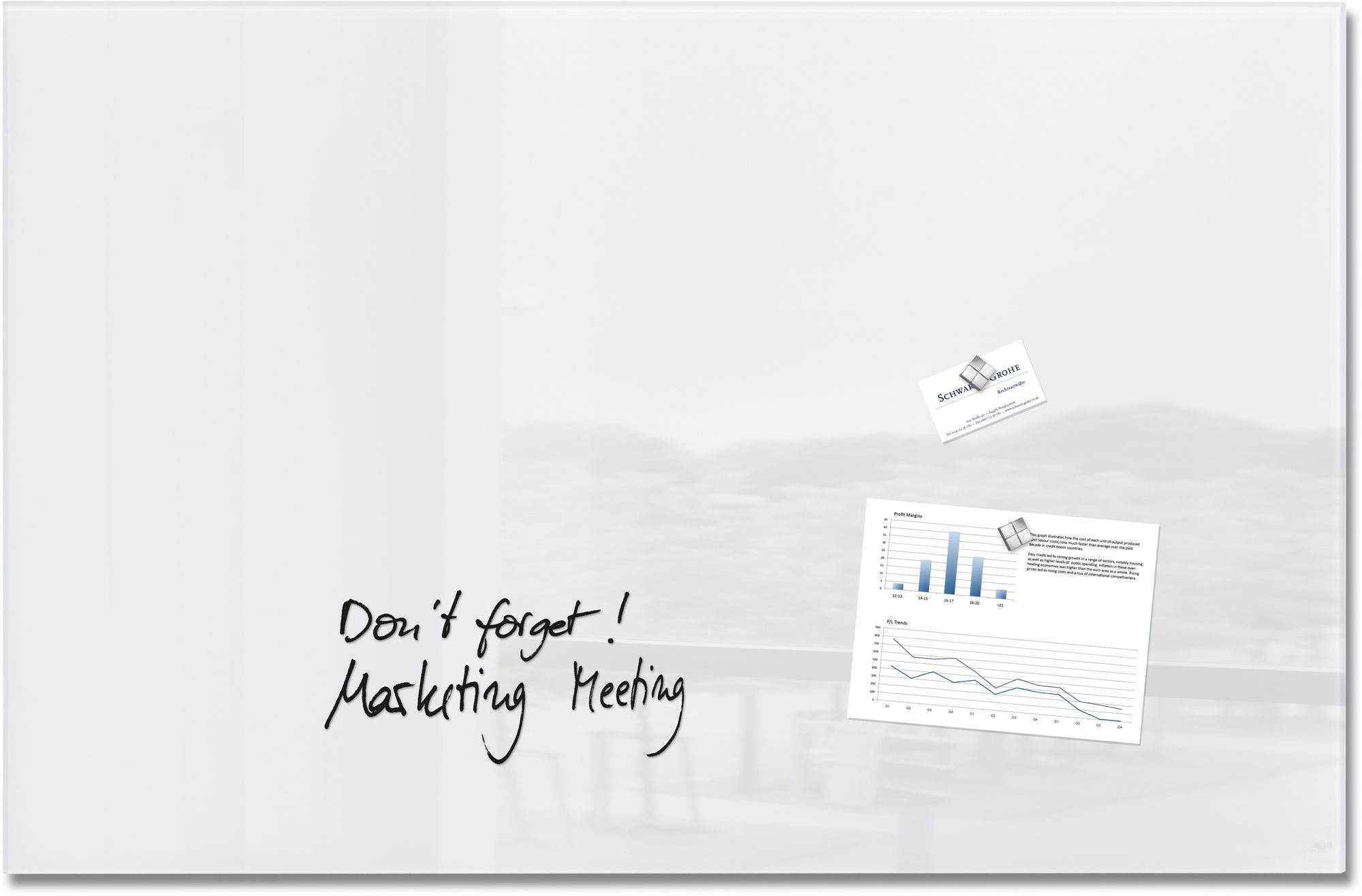 SIGEL Artverum 100 × 65 cm biela