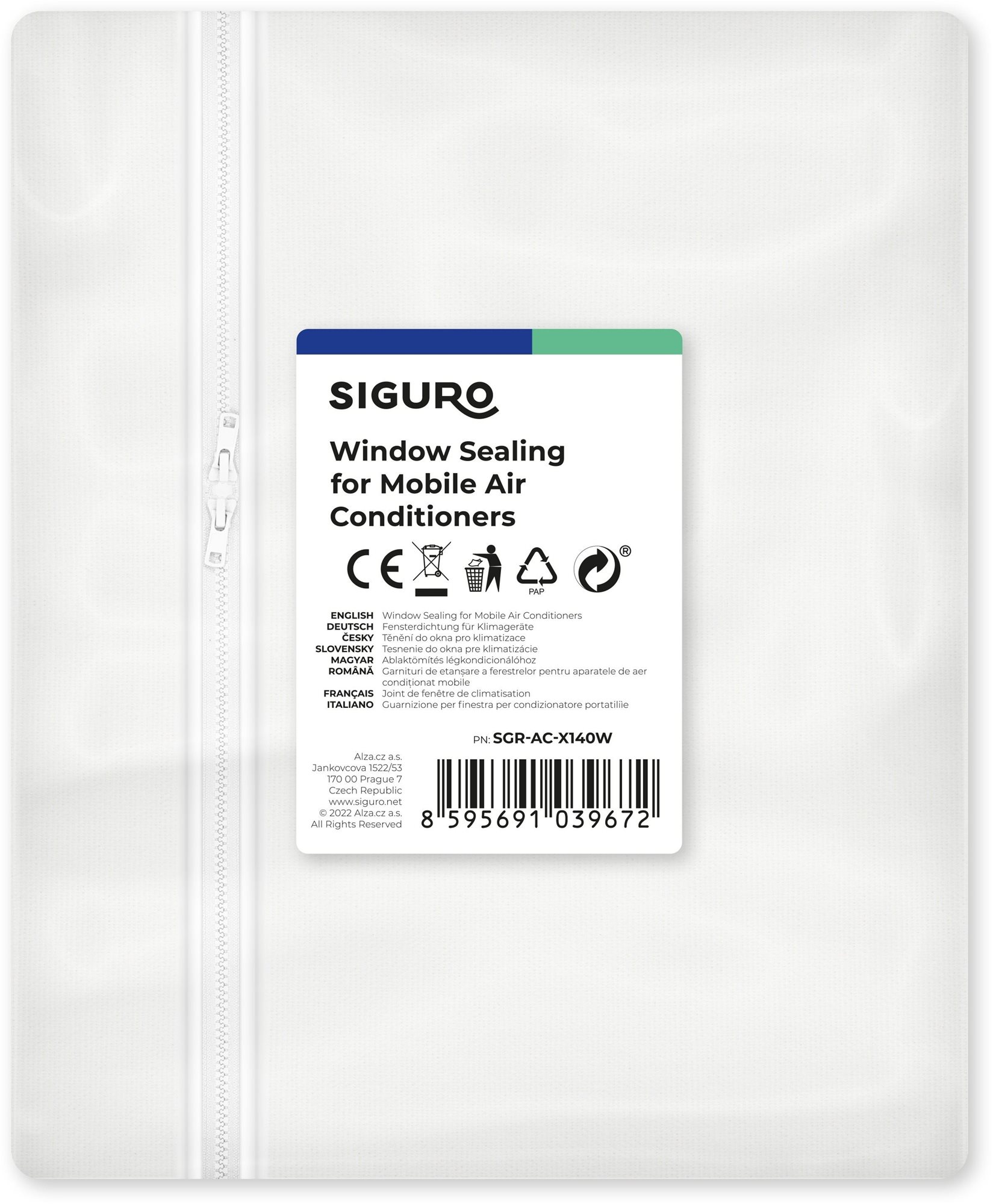 Siguro AC-X14W Tesnenie na klimatizácie do okna