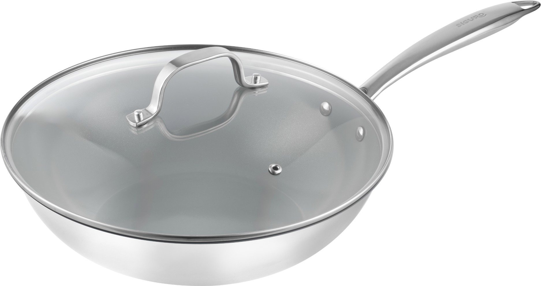 Siguro Wok Pure Delight, priemer 28 cm, s pokrievkou, ILAG® ceramic