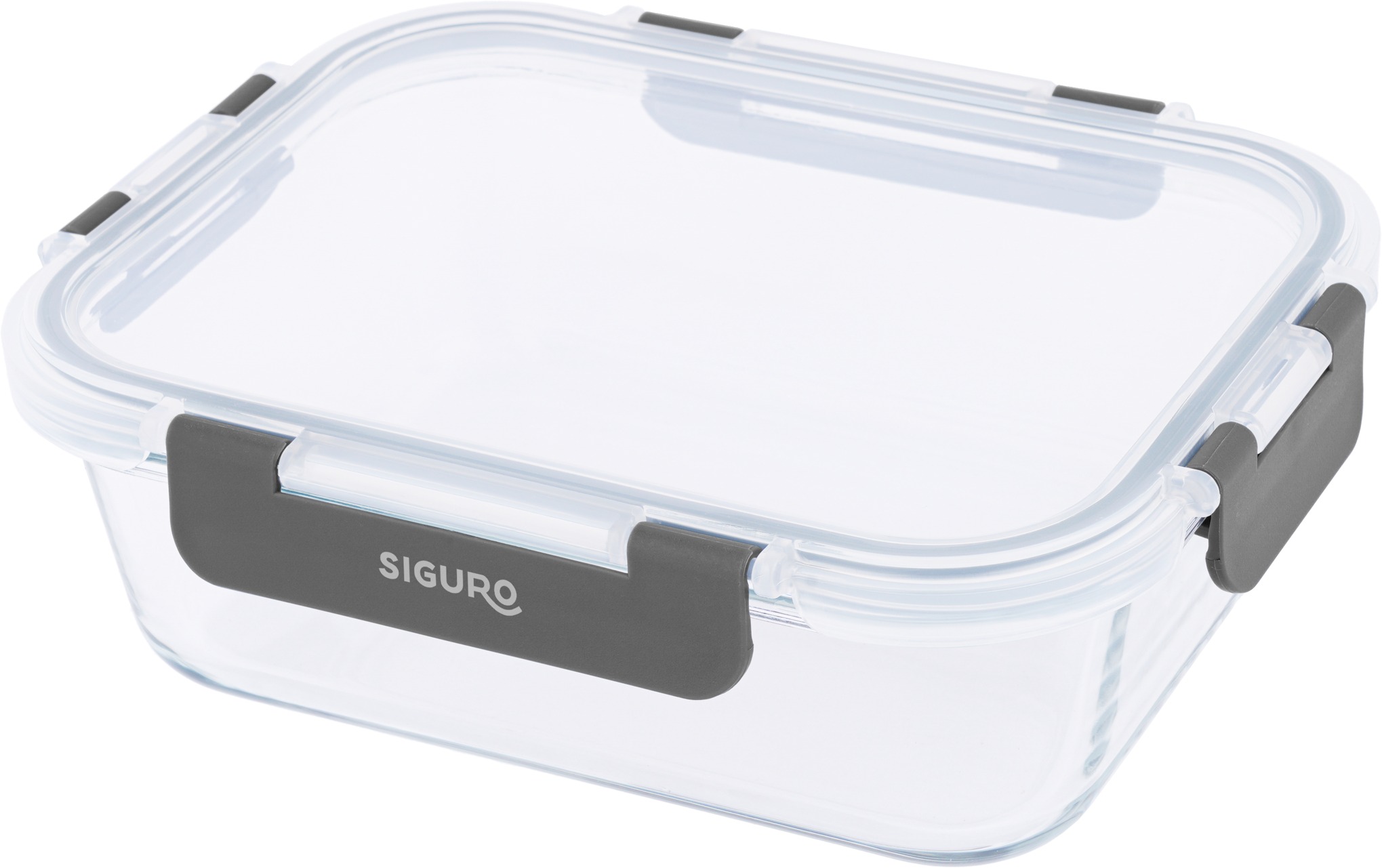 Siguro Dóza na potraviny Glass Seal 1,0 l, 7,5 × 21 × 16,5 cm
