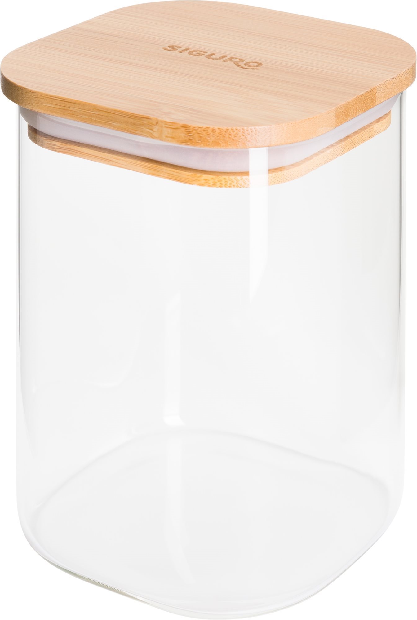 Siguro Dóza na potraviny Bamboo, 0,9 l, 14,7 × 10 × 10 cm