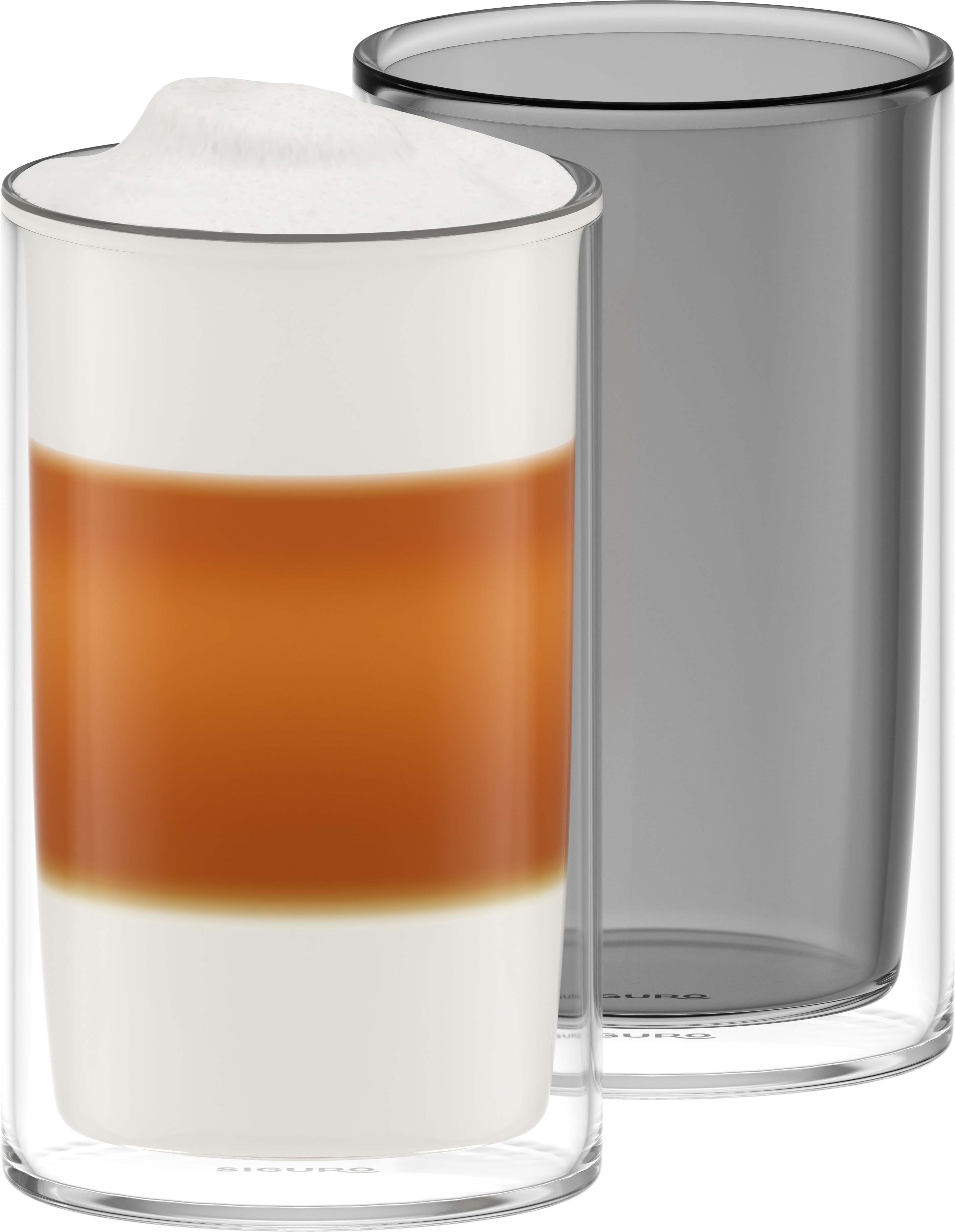 Siguro Poháre z dvojstenného skla Elegance, 400 ml, 2 ks