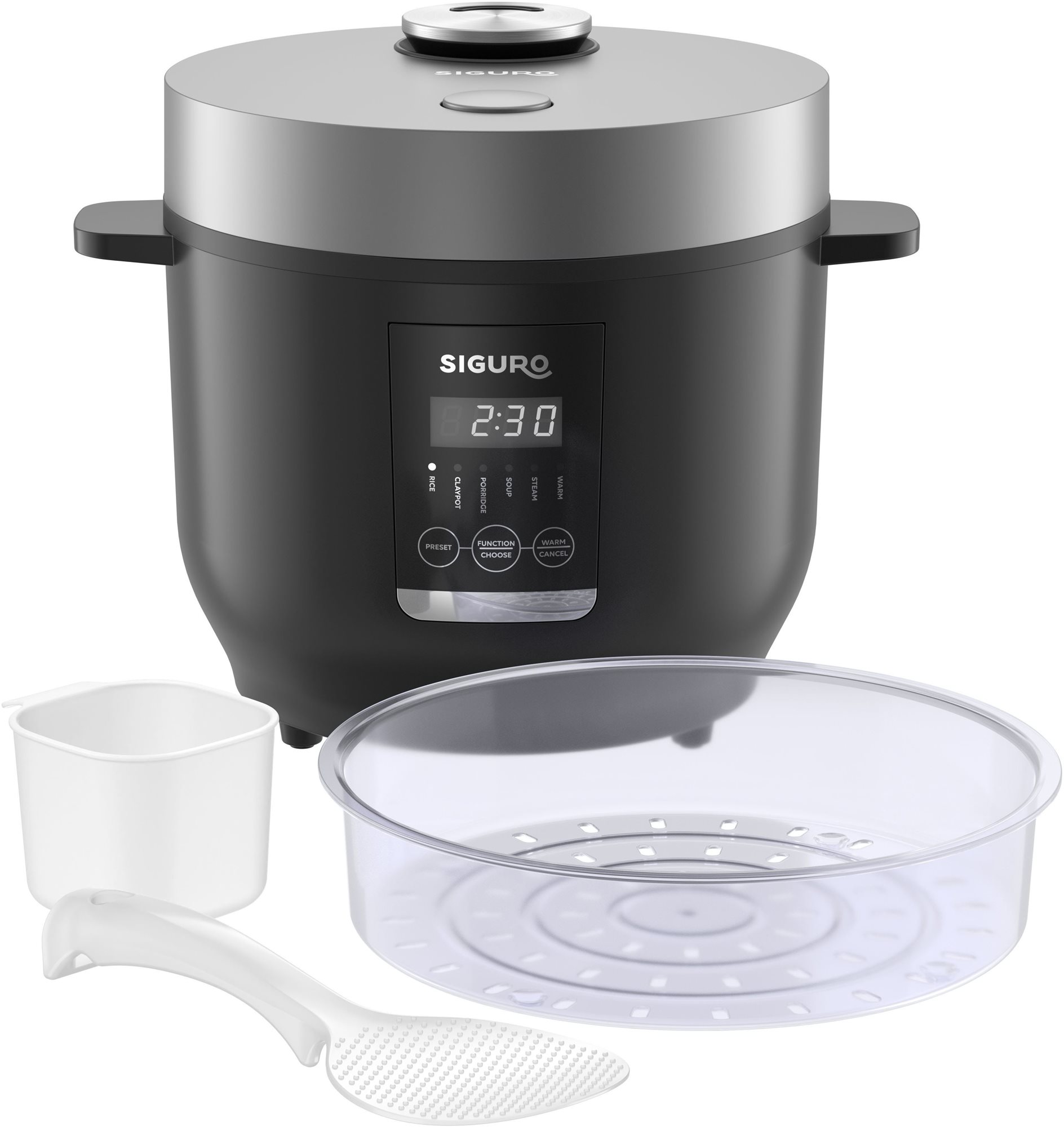 SIGURO RC-R700B Rice Master Digital s naparovačom