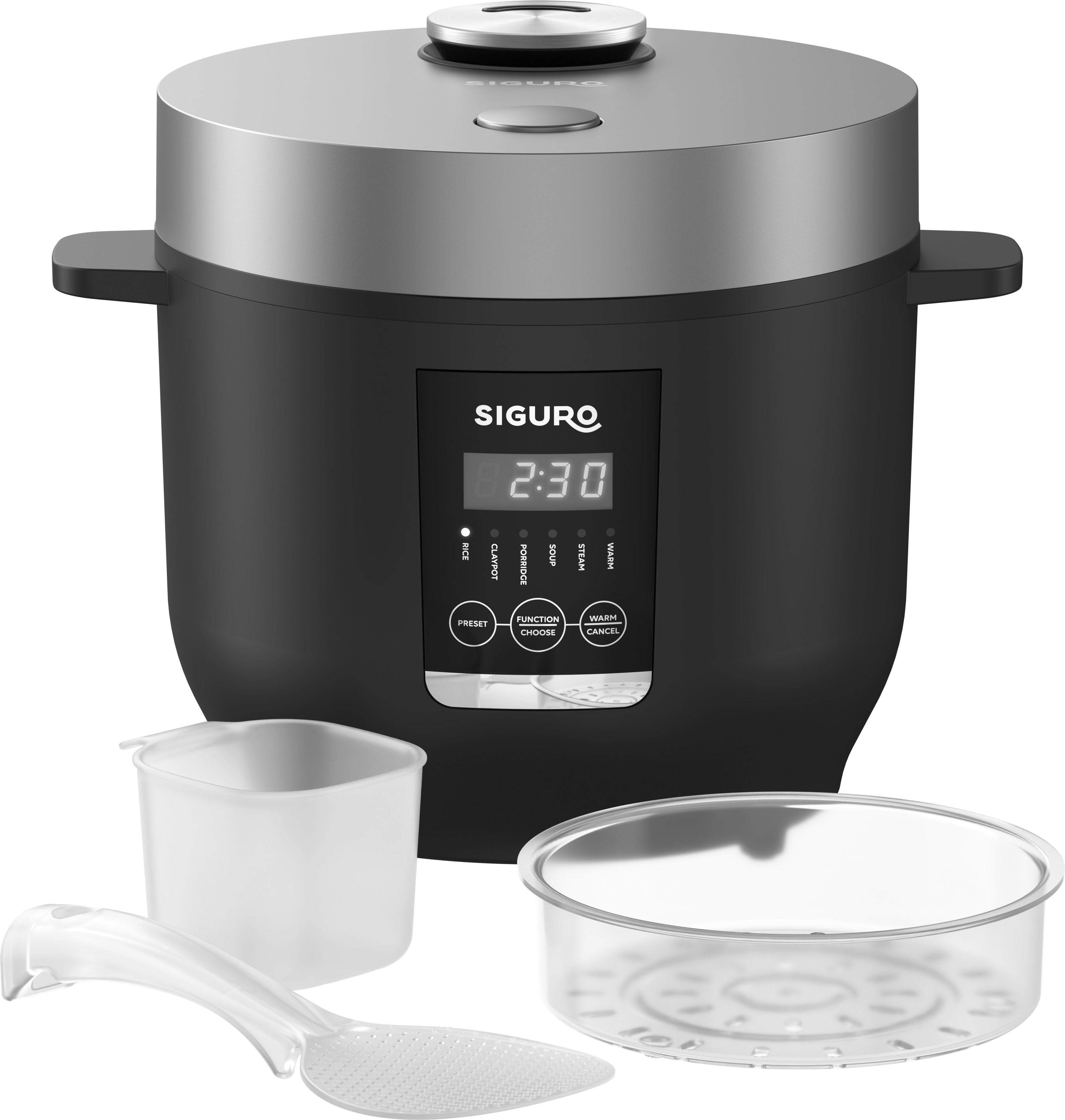 Siguro Rice Master Digital Gen. 2 R750B s naparovačom, ILAG ®