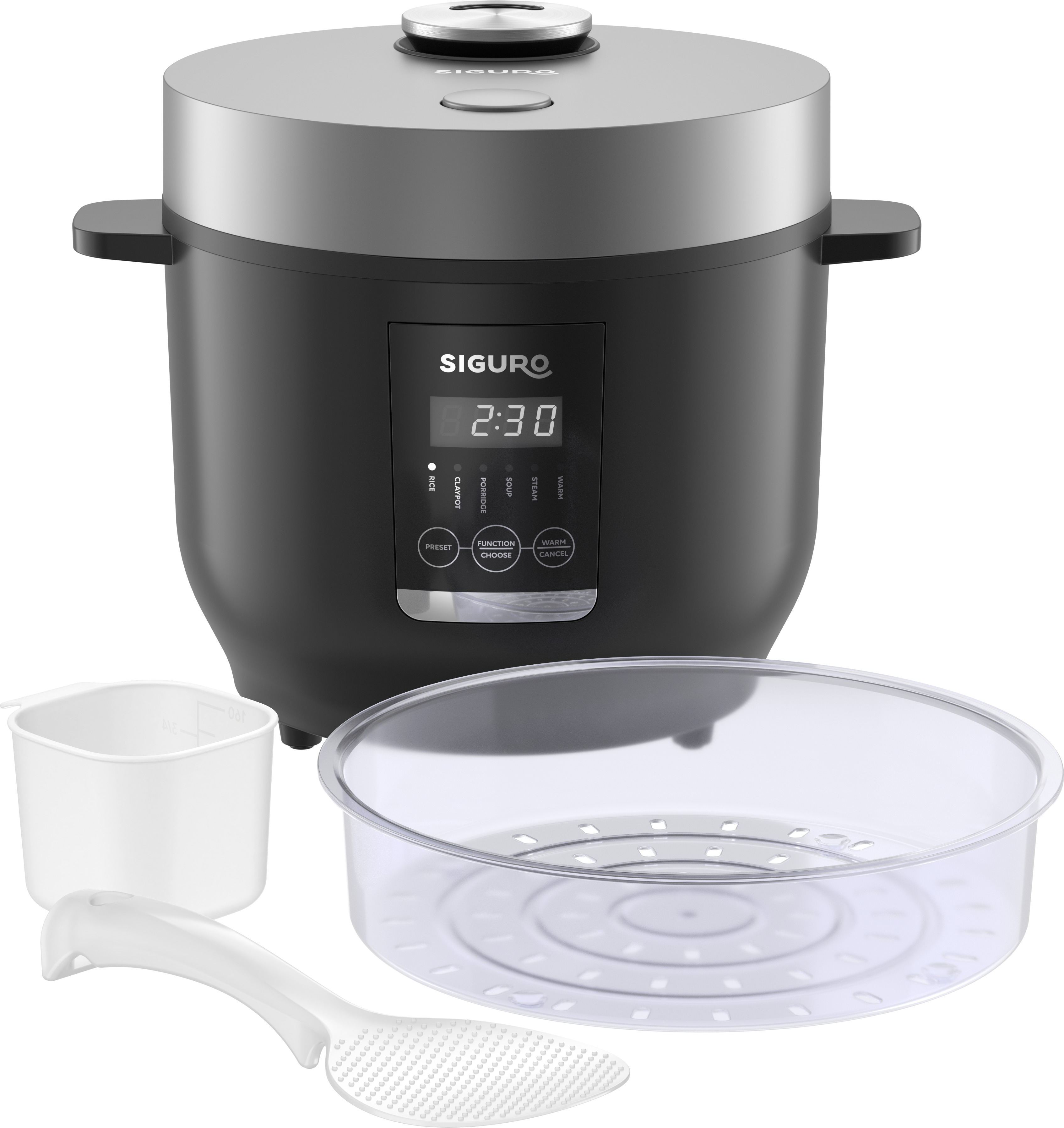 Siguro Rice Master Digital Gen. 2 R950B s naparovačom, ILAG ®