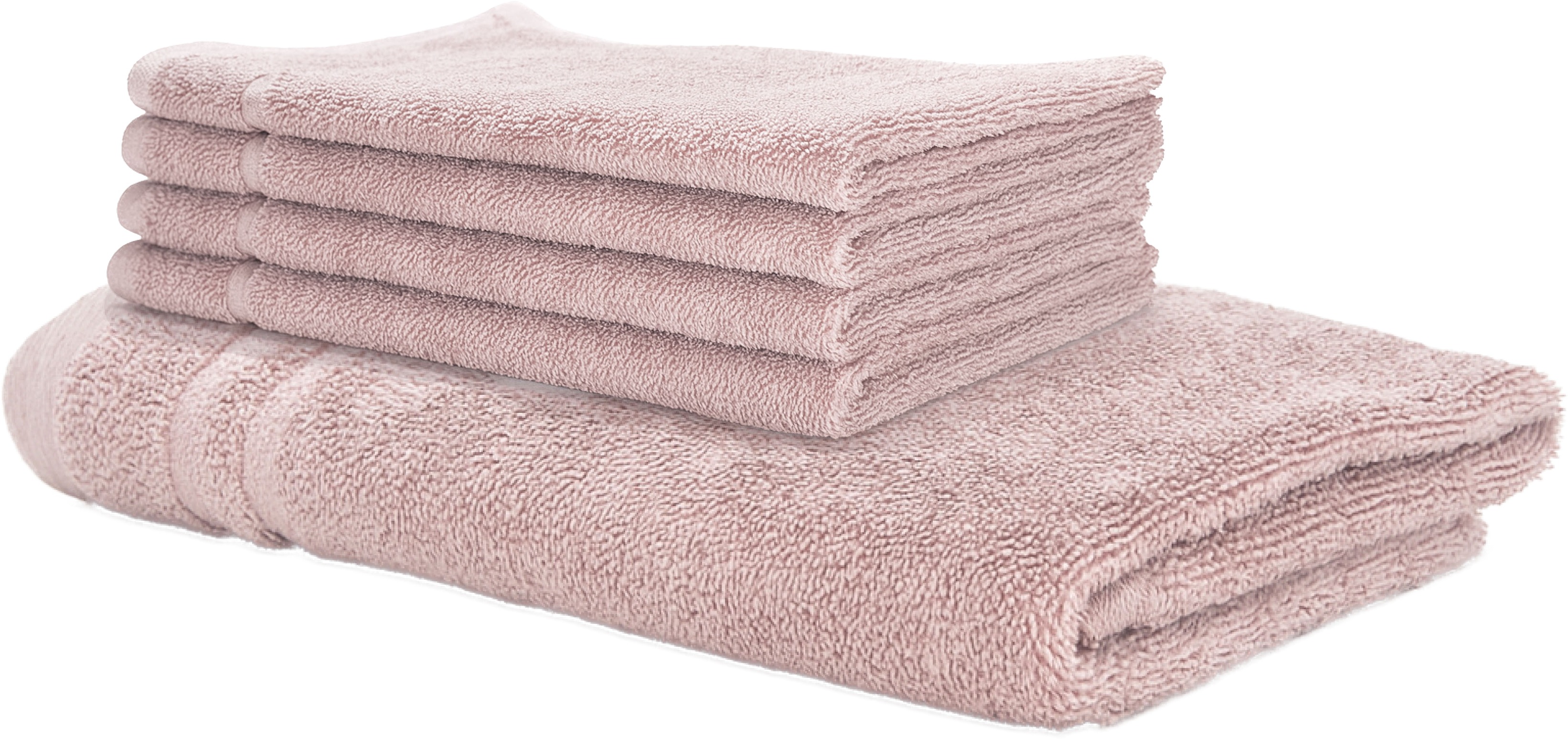 Siguro Súprava uterákov a osušky Comfy Touch L, Dusty Pink