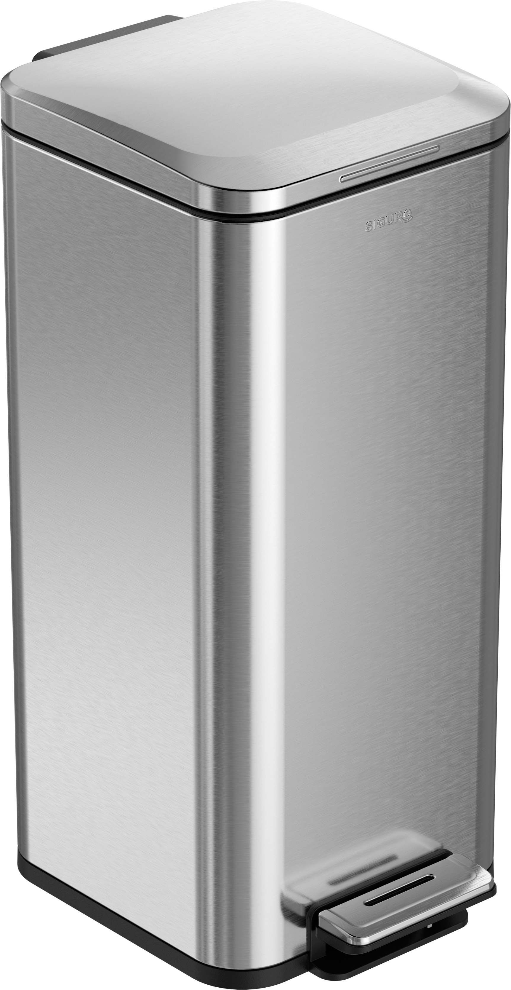 Siguro Odpadkový kôš SmartSort strieborný, nádoba na odpad, 30 l