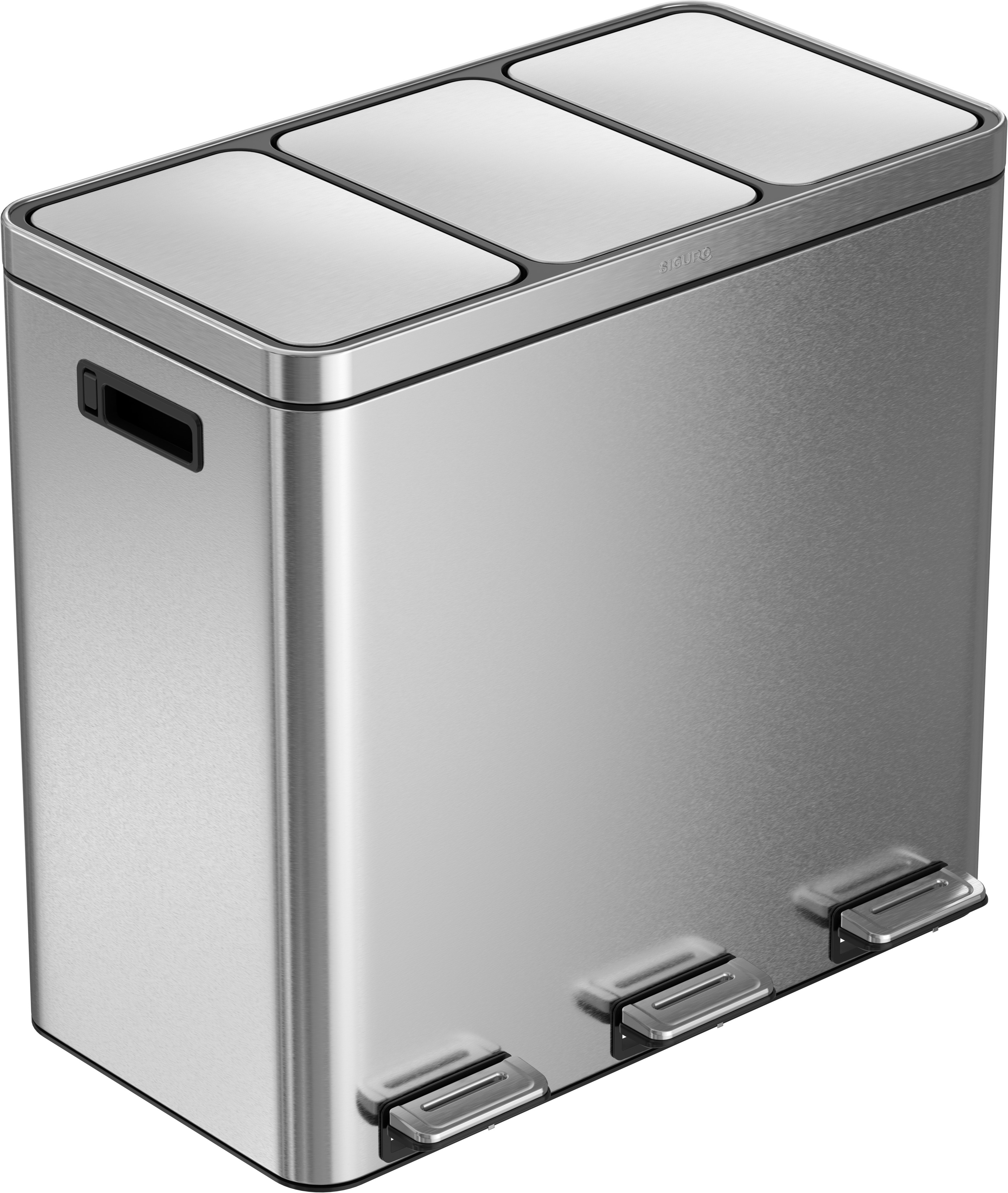 Siguro Odpadkový kôš SmartSort, 3 nádoby na triedený odpad, 3× 20 l